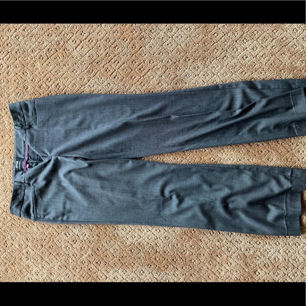 Black & white small checkered dress pants